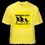 Wrong Way Yellow T-Shirt