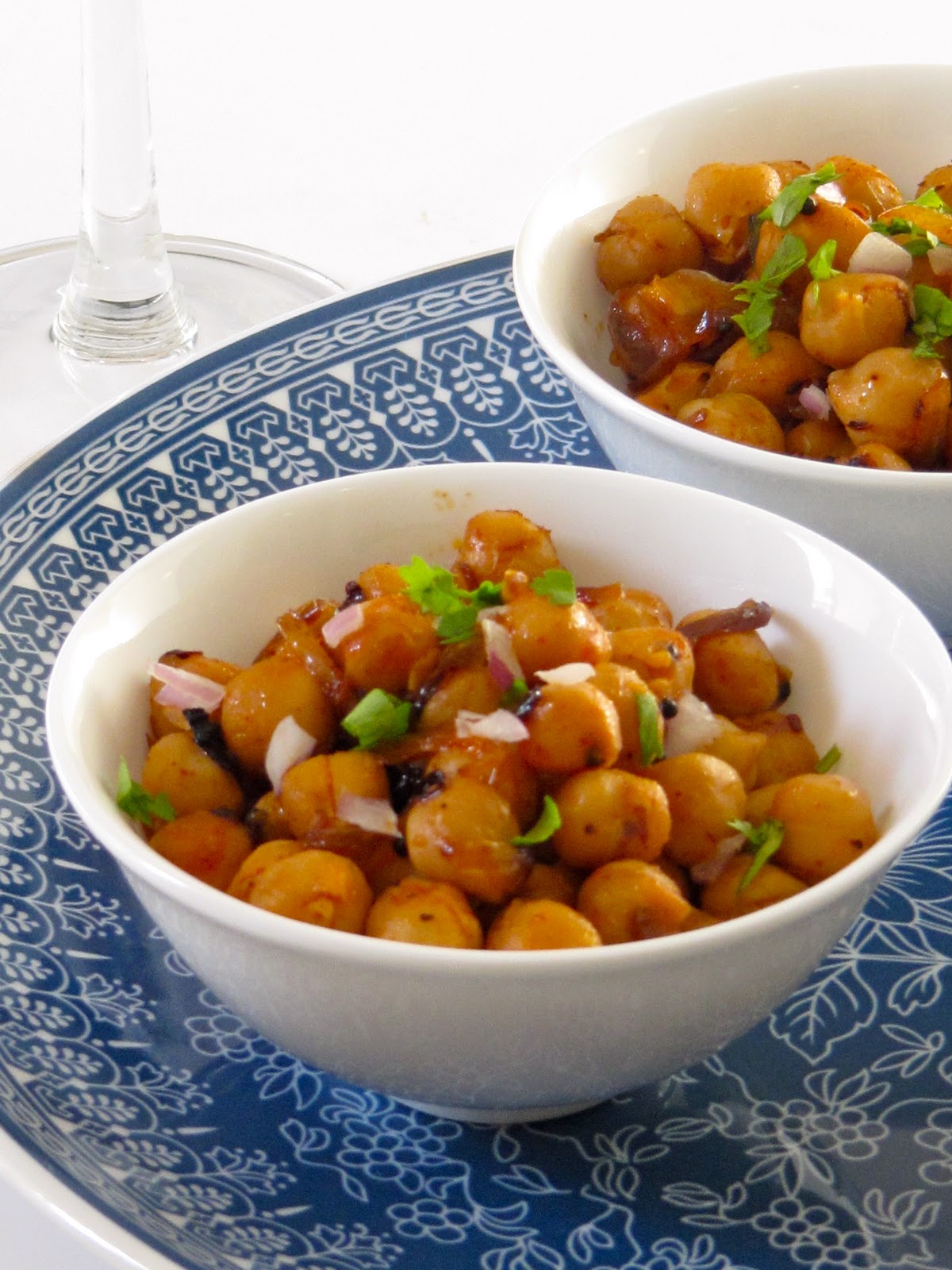 Plateful Chickpeas Stirfry — Spicy Kabuli Chana — Vella Kadala Upperi