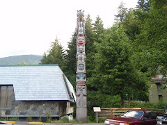 Totempole at the Ketchkan Museum