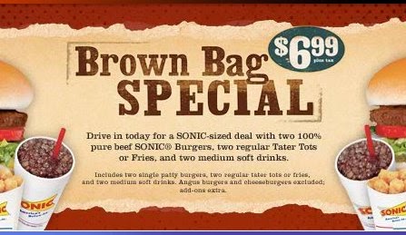 Navigation menu See Sonic happy hour times and menu prices. Find Sonic happy hour times, deals, and special menu items for each day of the week.