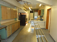 The kitchen serving area