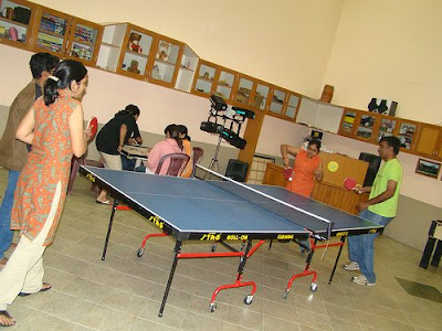 guests playing table tennis
