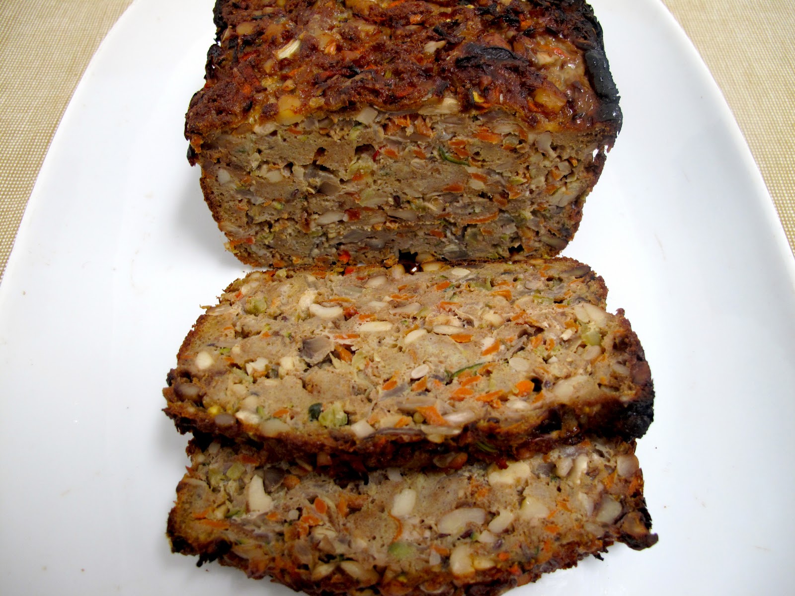 Vegetarian Nut Roast with Sherry Mushroom Gravy Food For Vitality