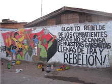 Mural poblacion santiago 2007, por un octubre rebelde y de lucha