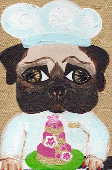 Chef Pug - SOLD