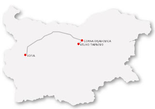 mapa bulgaria