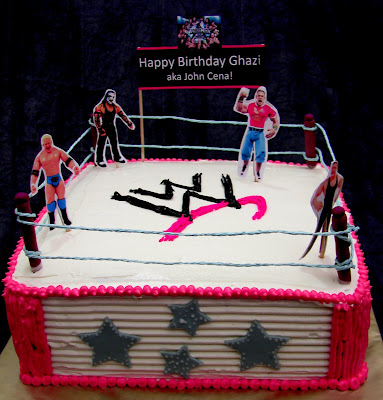  Birthday Cakes on Bespoke Wwe Birthday Cake For A Young Fan Of Wwe And John Cena