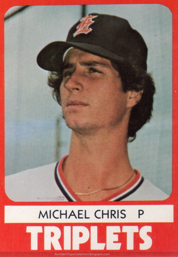 Number 5 Type Collection 1980 TCMA Evansville Triplets Baseball 5