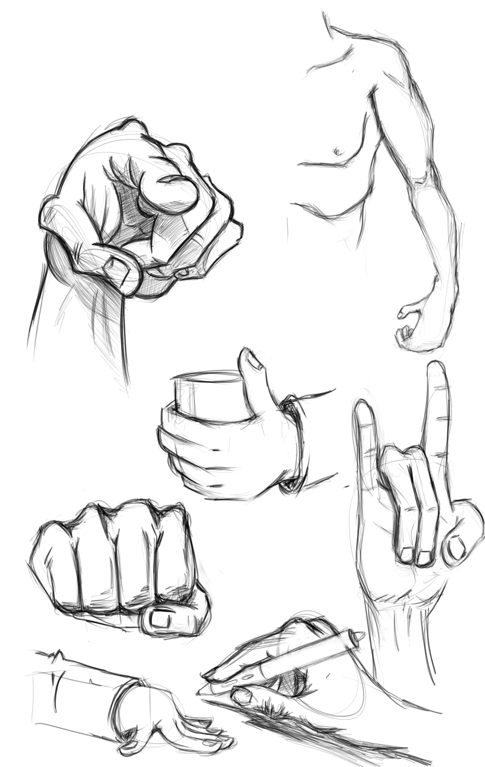 draw the hand