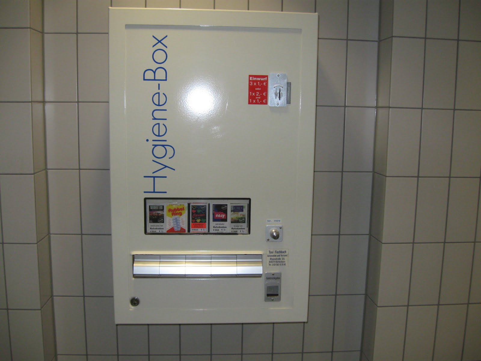 Graham's Travel Blog German Vending Machine Roundup