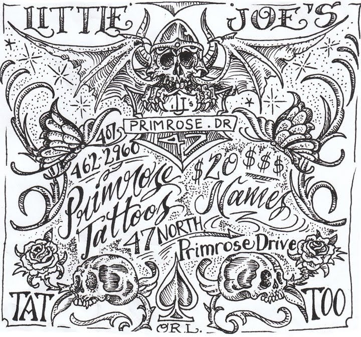 Little Joe's Primrose Tatto