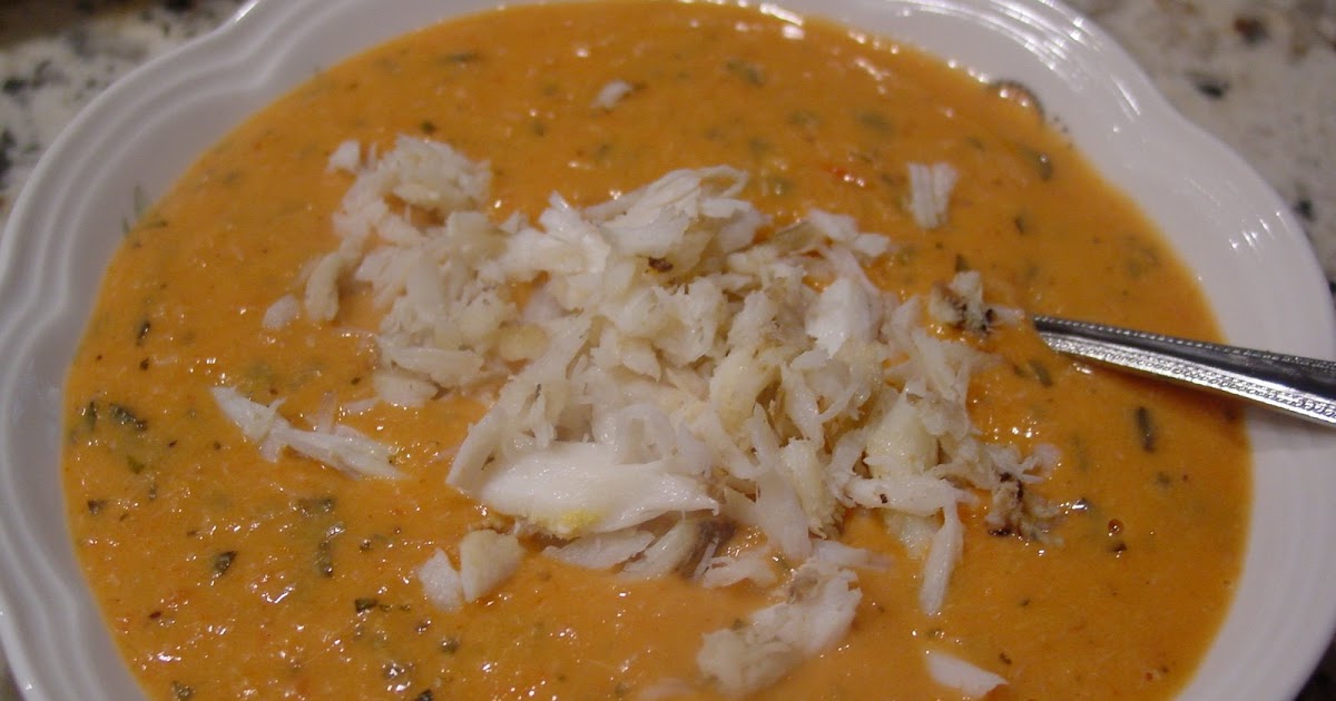CRAB RECIPES BON APPETIT'S TOMATOBASIL CRAB BISQUE, ADAPTED