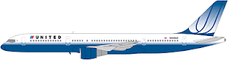 United Airlines B757