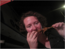 BBQ chicken feet from a street vendor at 2am