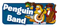 Penguin Band Button