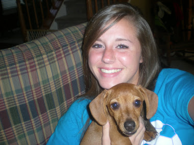Me and my puppy! lol this is another picture from my summer!