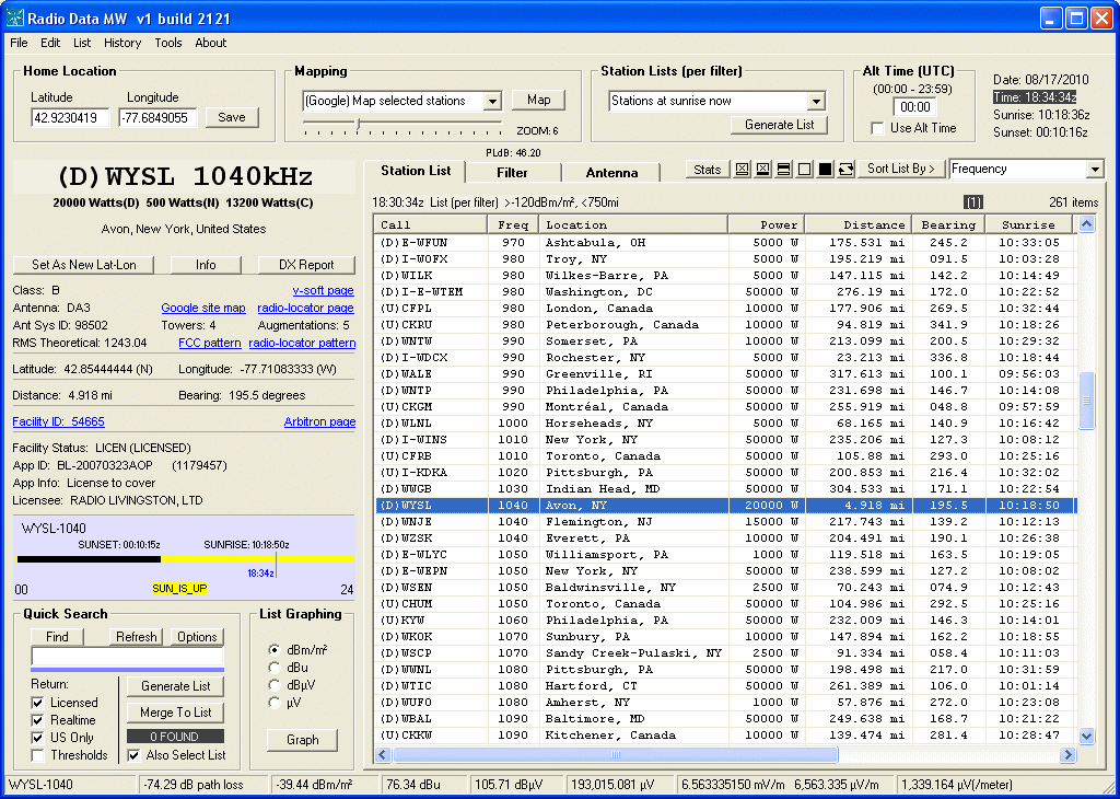 RADIOTIMETRAVELLER Radio Station Databases 101