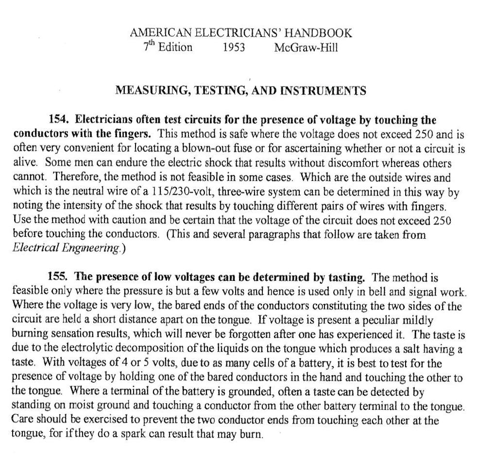 American Electricians' Handbook, 1953 Dale Humby