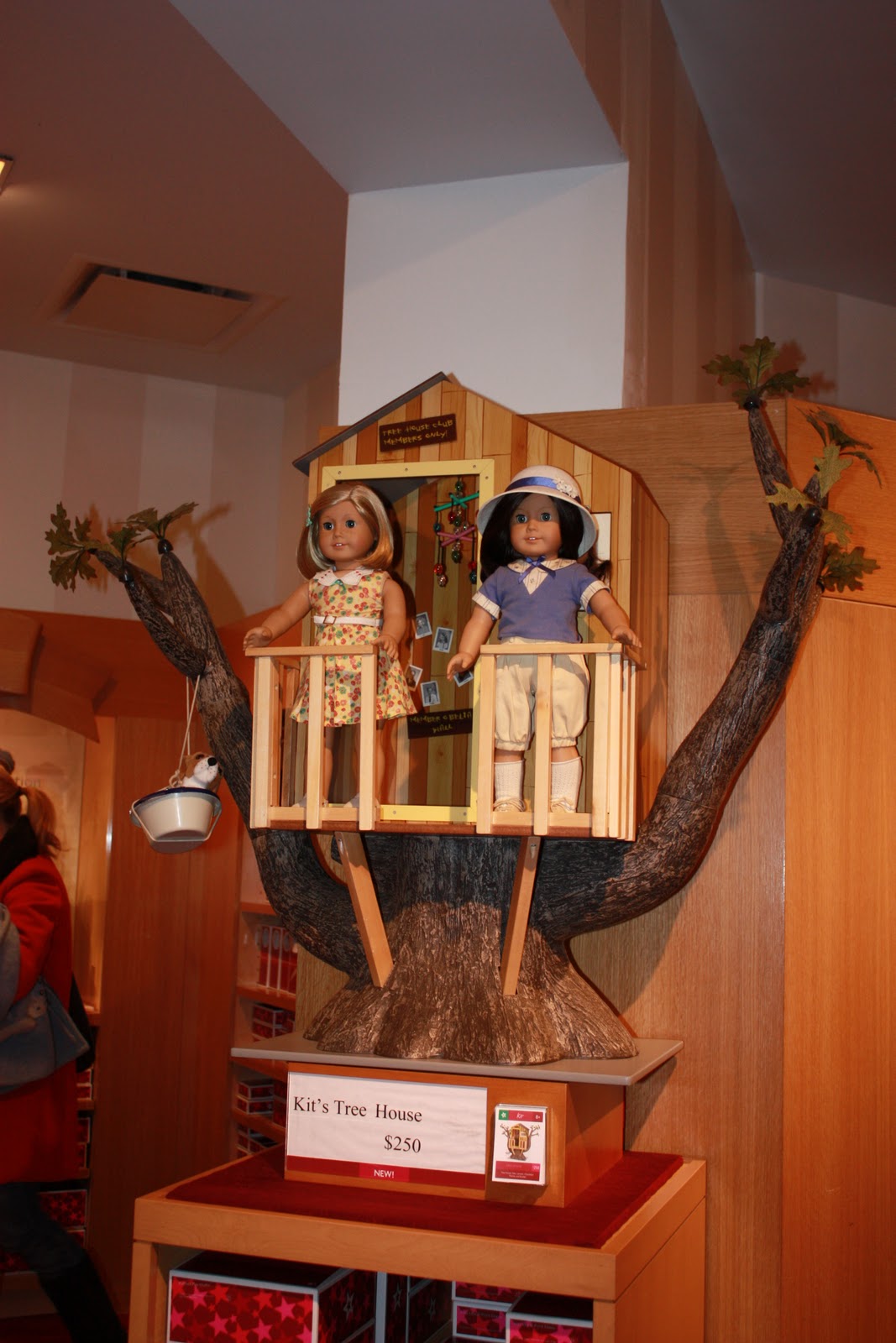 american girl doll kit's treehouse