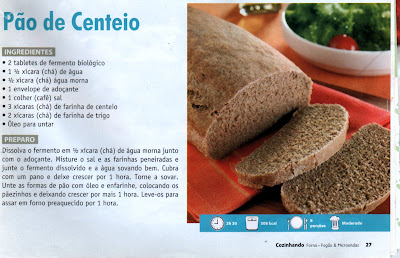 RECEITA CULINÁRIA DE PÃO DE CENTEIO