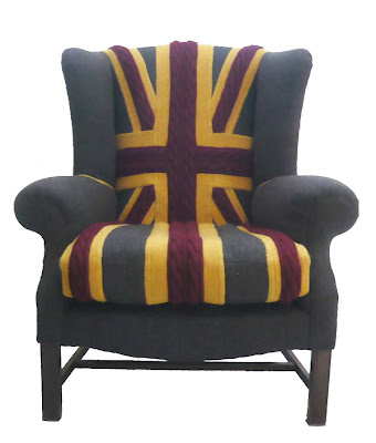 bertie+chair Sit On Knits! Custom Upholstered Sweater Chairs By Melanie Porter.