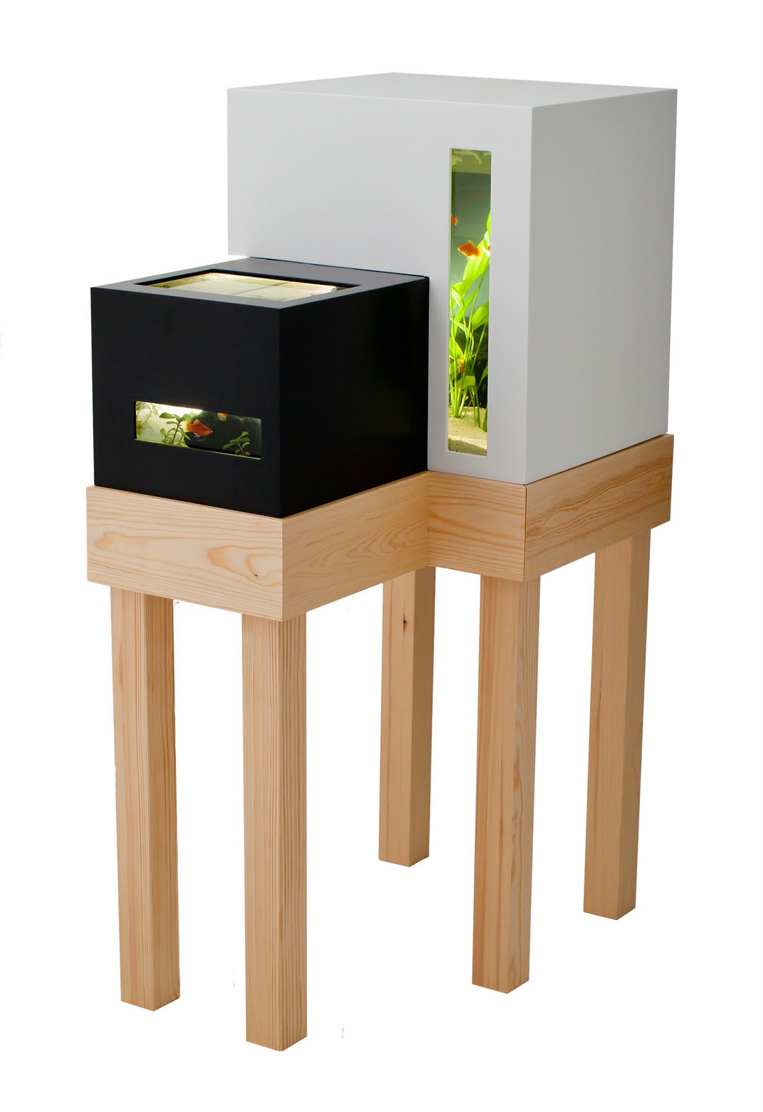 If It's Hip, It's Here (Archives) Archiquarium. A Modern Swedish Fish Tank By KarlOskar Ankarberg.