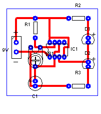 Astabile invece desidera quadra elettronica: MULTIVIBRATIORE ASTABILE con ne555