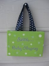Baby Sleeping Canvas
