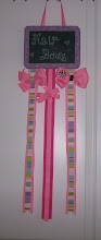 4x6 Slate Board Hair Bow Holder