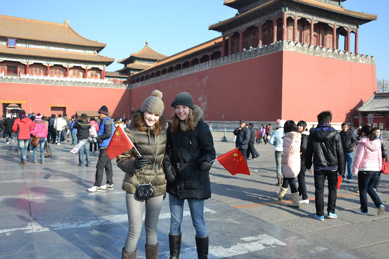 in Beijing with my sister :D