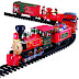 Deluxe Remote Control 36pc North Pole Express Train Set for Christmas