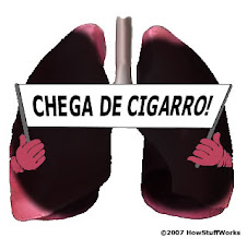 Deixar de fumar um cheiro de uma boca
