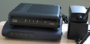 Routers and modems are used in