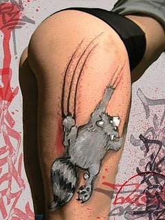 Graffiti Body Painting