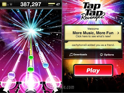Tap Tap Revenge 2 : Enfin Dispo et Gratuit (video) tap tap revenge2 Tap Tap Revenge 2 : Enfin Dispo et Gratuit (video)