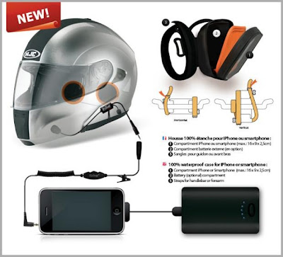 iBike Rider iPhone : Kit Mains Libres pour Motards (images) Kitibike iBike Rider iPhone : Kit Mains Libres pour Motards (images)
