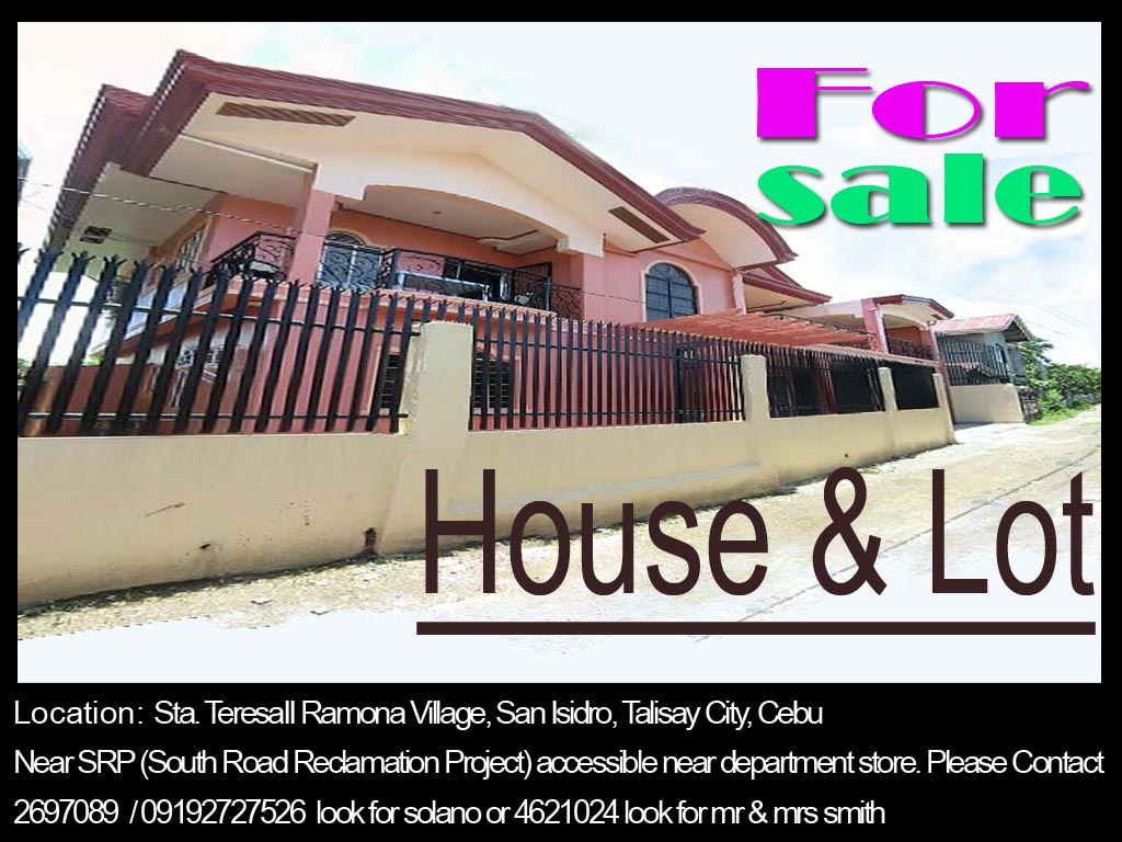 Cebu Philippines House and Lot For Sale