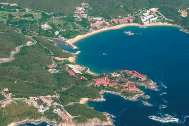 Vista aérea de la Bahía Tangolunda