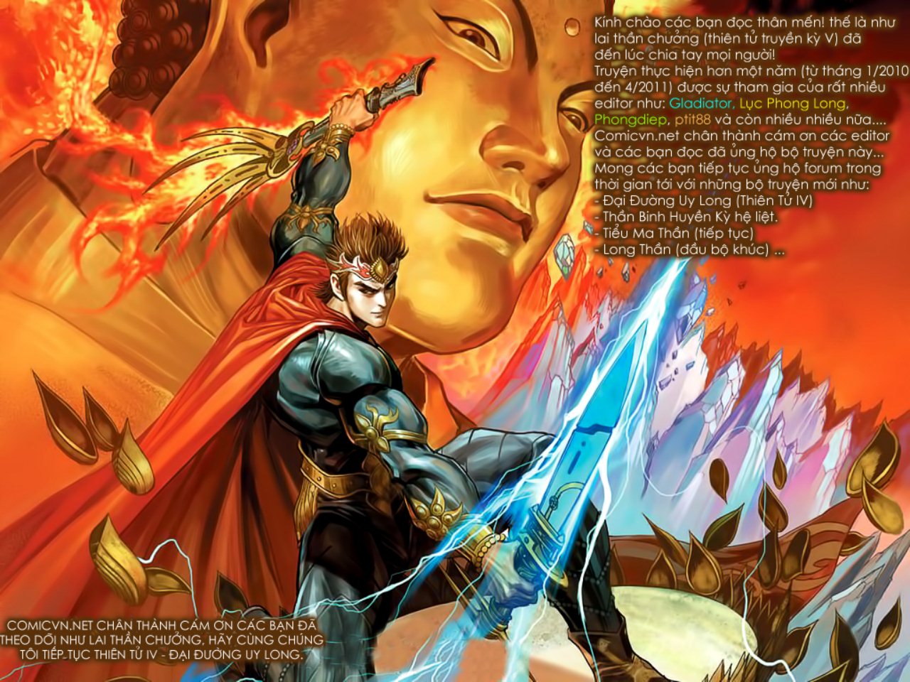 Thiên Tử Truyền Kỳ 5 – Như Lai Thần Chưởng chap 214 – End Trang 1 - Mangak.info Thiên Tử Truyền Kỳ 5 – Như Lai Thần Chưởng chap 214 – End Trang 1 - Mangak.info