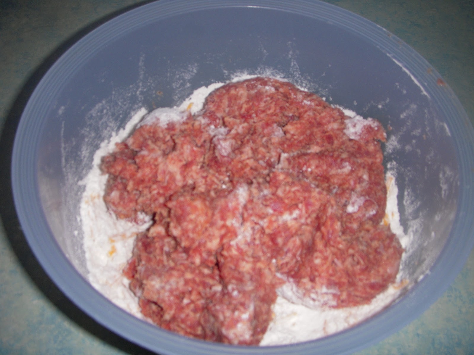 crumbled sausage