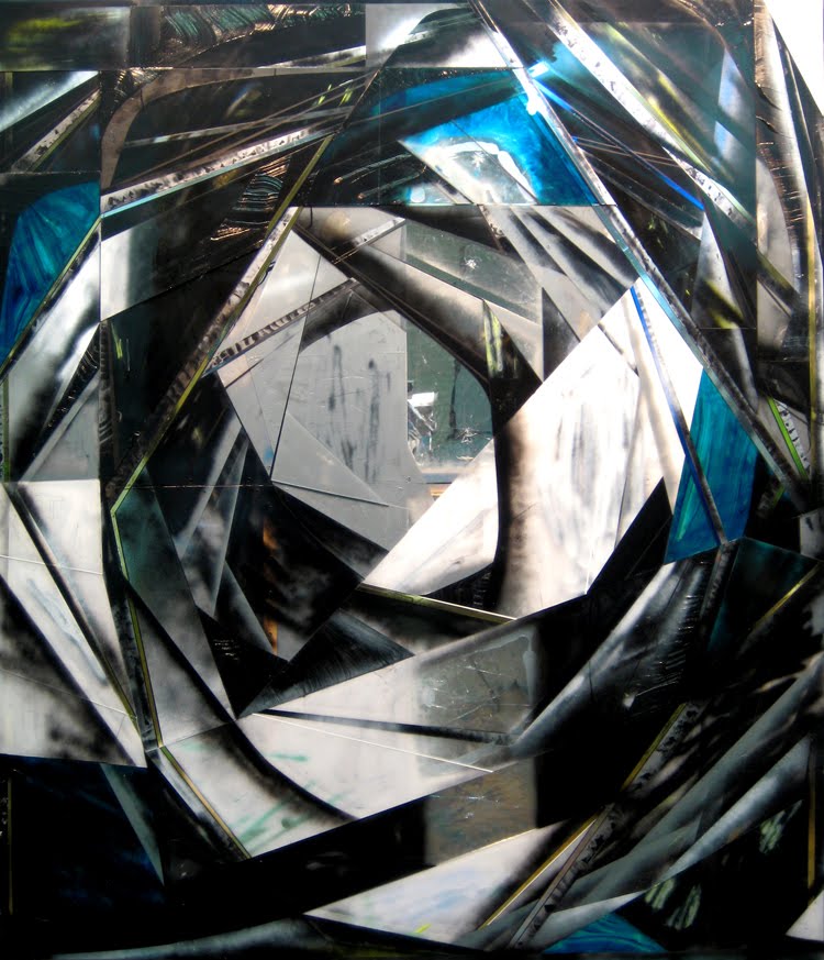 [F∞T] Zhadow vs Blue Jr. [3-0] (Ganador: Zhadow) Killing+Sisyphus,+2009,+72+x+84+inches,+acrylic,+collage,+broken+mirror