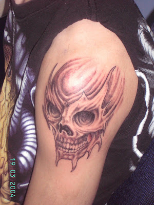 calavera free hand mano alzada 