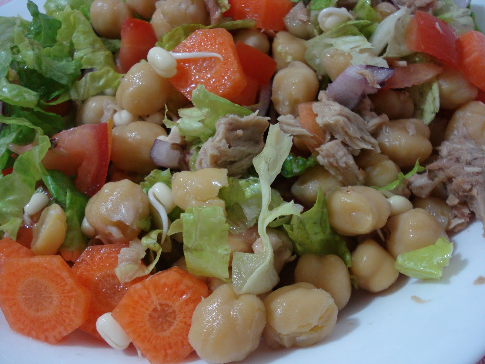 La Esencia del Sabor Ensalada fría de garbanzos