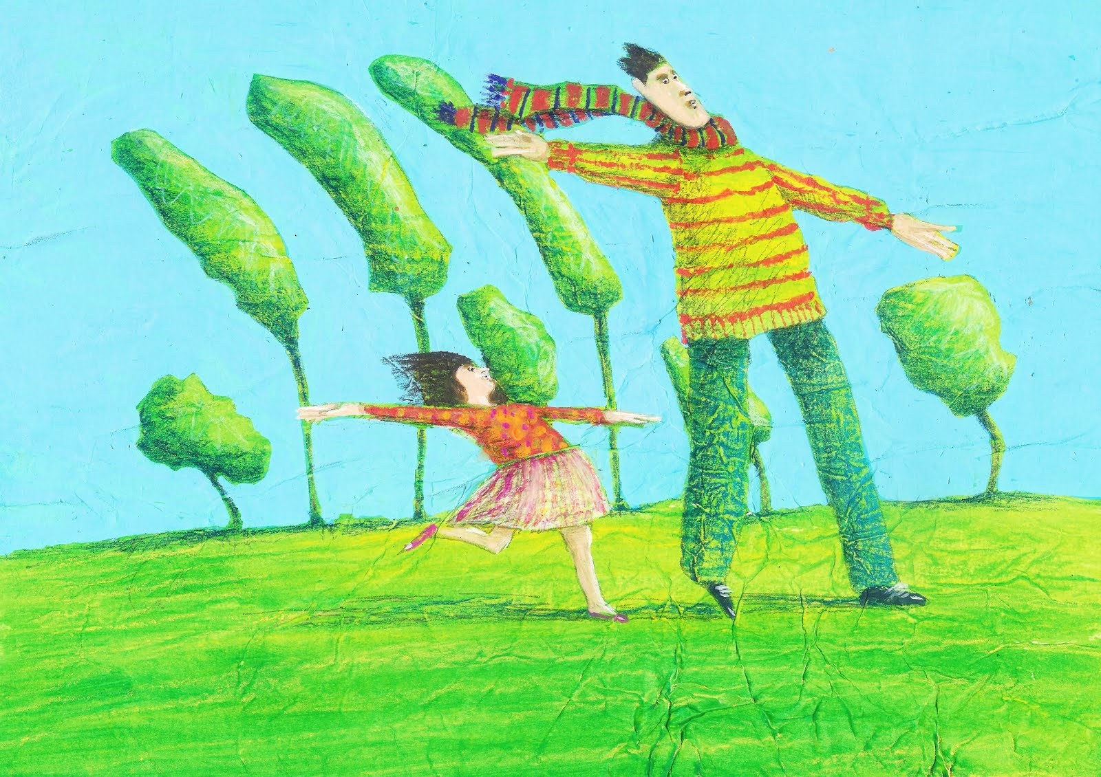Windy Day. | One Hand One Page