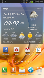 Android Weather & Clock Widget Apk v3.3.1