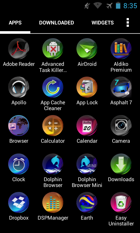 Orb HD Apex Nova Theme Apk v1.0