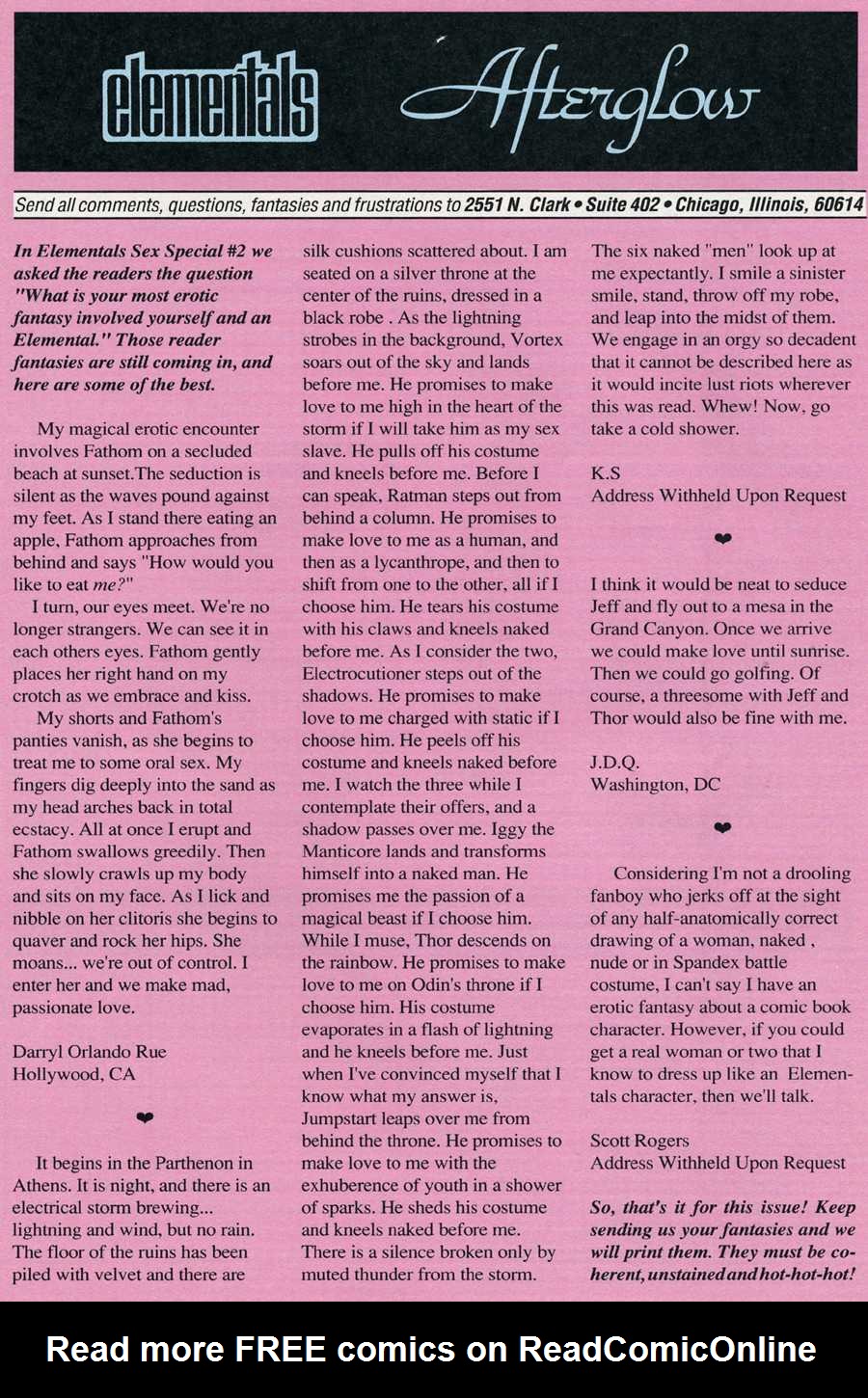 Elementals Sex Special 4 Read Elementals Sex Special 4 Comic Online In High Quality Read Full