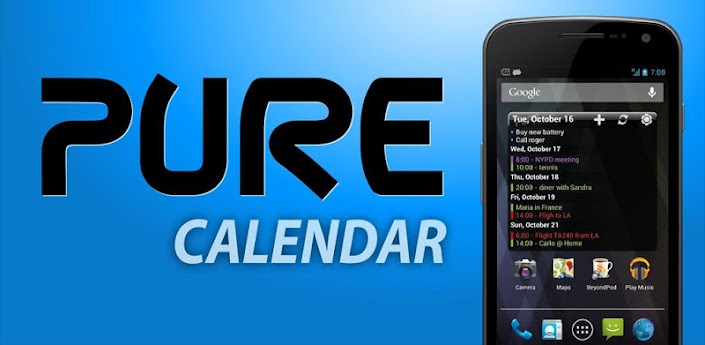 Pure Calendar widget (agenda) Apk v3.0.9