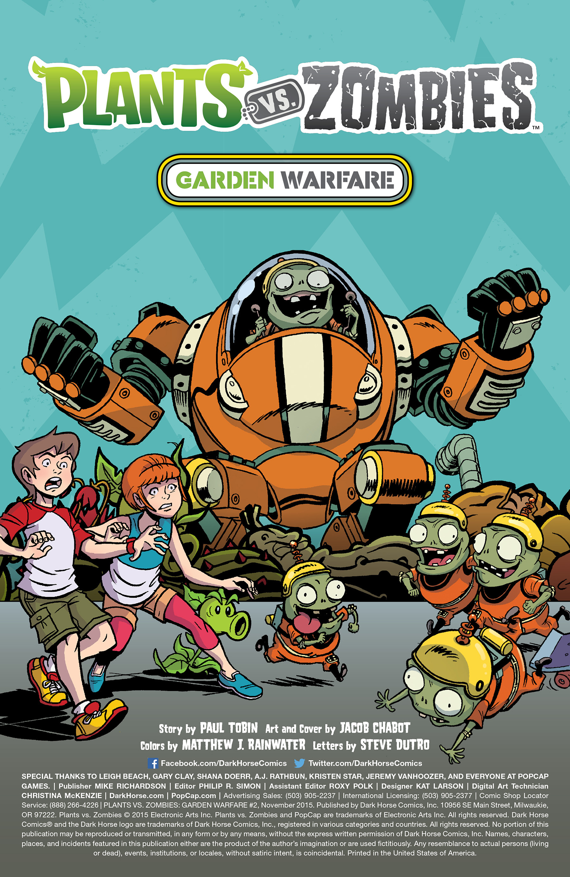 Read Online Plants Vs Zombies Garden Warfare Comic Issue 2