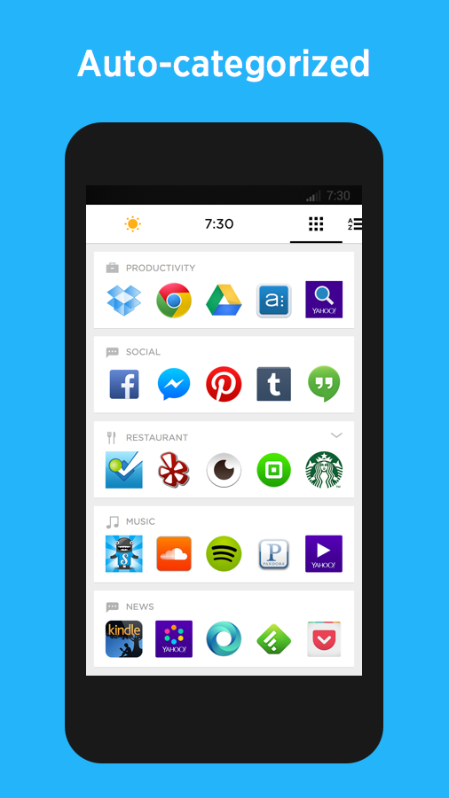 YAHOO AVIATE LAUNCHER V2.0.7 Full APK